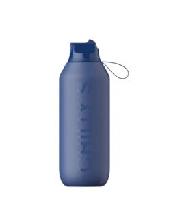 Chillys Series 2 Flip Bottle 500ml Whale Blue(Chillys Series 2 Flip Bottle 500ml Whale Blue)