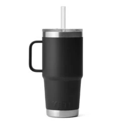 YETI Rambler 25oz Straw Mug Black(Yeti Rambler 25oz Straw Mug Black) -Best Clothing Store YETI Rambler 25oz Straw Mug Black 4