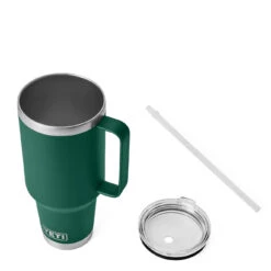 YETI Rambler 42oz Straw Mug Black Forest Green(Yeti Rambler 42oz Straw Mug Black Forest Green) -Best Clothing Store YETIRambler42ozStrawMugBlackForestGreen1