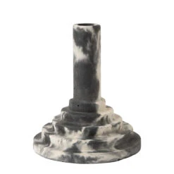 Smith And Goat Disco Stick Concrete Candle Holder Charcoal / White(Smith And Goat Disco Stick Concrete Candle Holder Charcoal White)