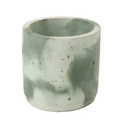Smith And Goat Cylinder Concrete Pot Medium Khaki Mint(Smith And Goat Cylinder Concrete Pot Medium Khaki Mint)