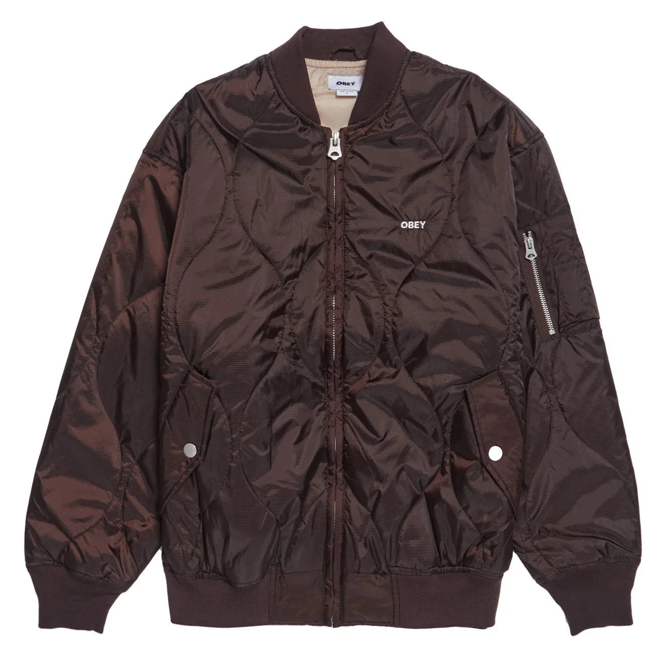 Obey Daybreak MA-1 Bomber Java Brown(Obey Daybreak Ma 1 Bomber Java Brown) 3 Obey Daybreak MA-1 Bomber Java Brown(Obey Daybreak Ma 1 Bomber Java Brown)